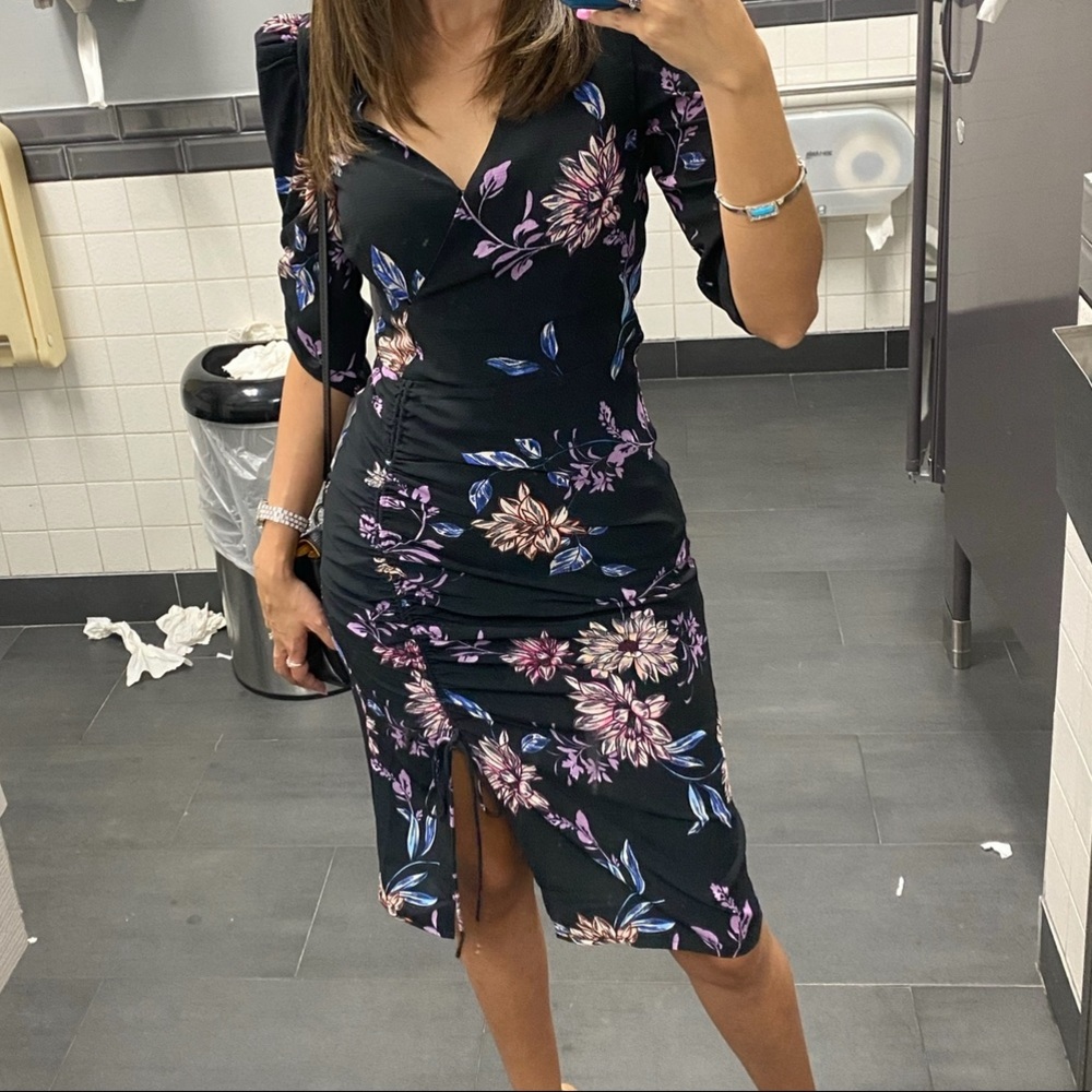 Floral midi dress